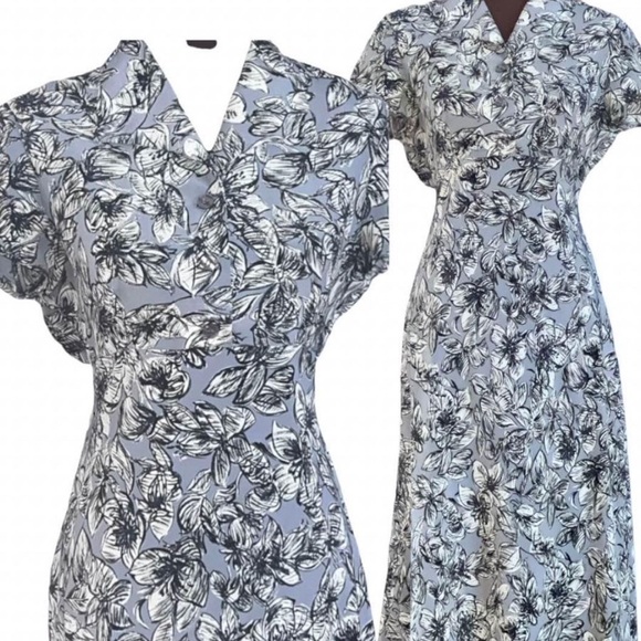 Long Summer Dress Sz M, Spring Gown, Vacation, Wedding, Party, Special Event - Picture 1 of 6